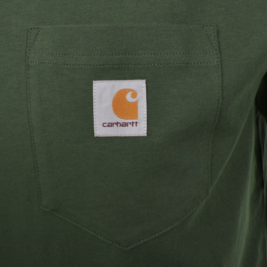 Image number 3 for Carhartt WIP Pocket T Shirt Green