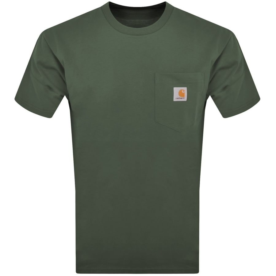Image number 1 for Carhartt WIP Pocket T Shirt Green
