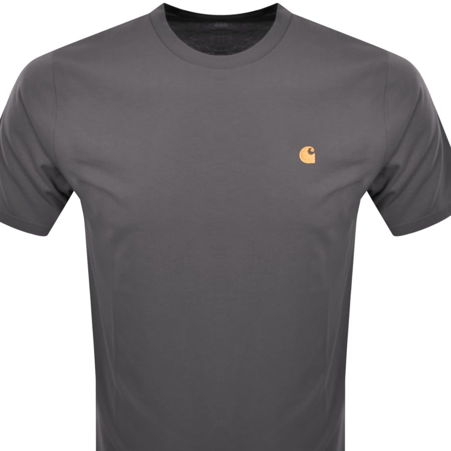 Image number 2 for Carhartt WIP Chase T Shirt Grey