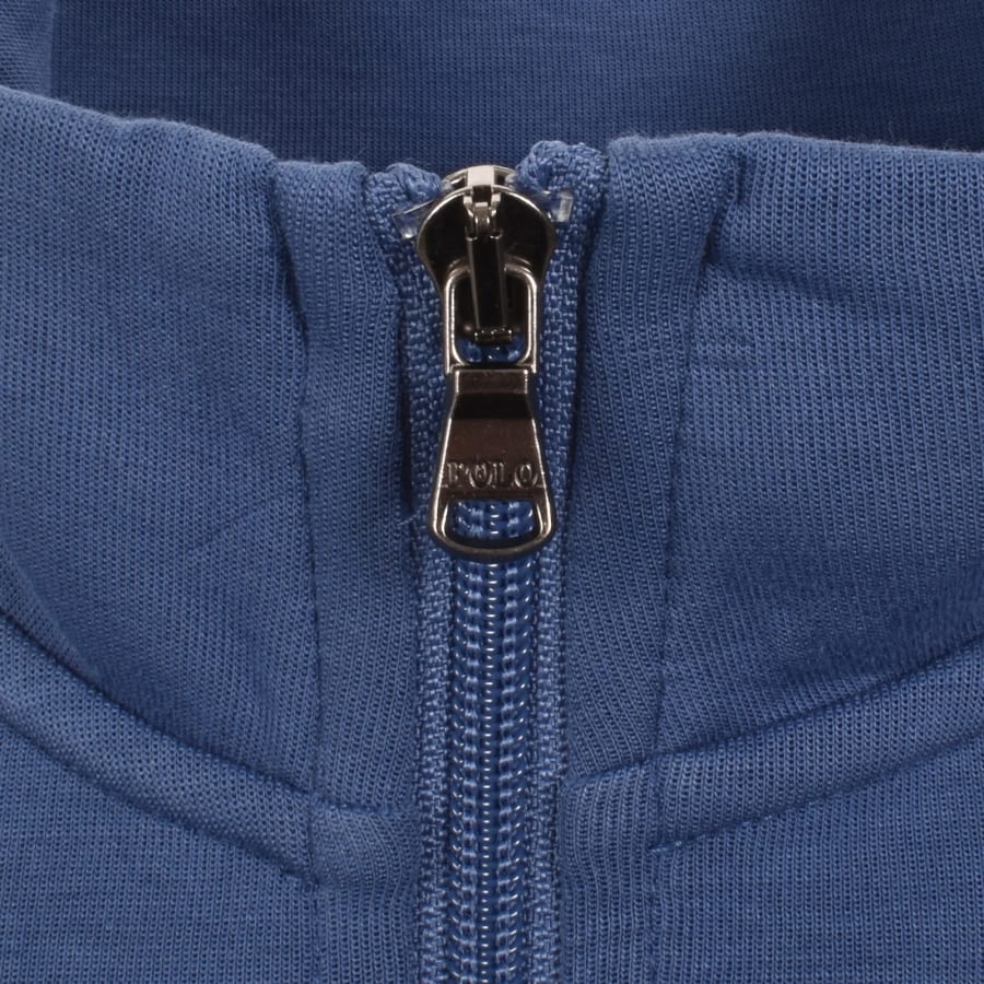 Image number 4 for Ralph Lauren Quarter Zip Sweatshirt Navy