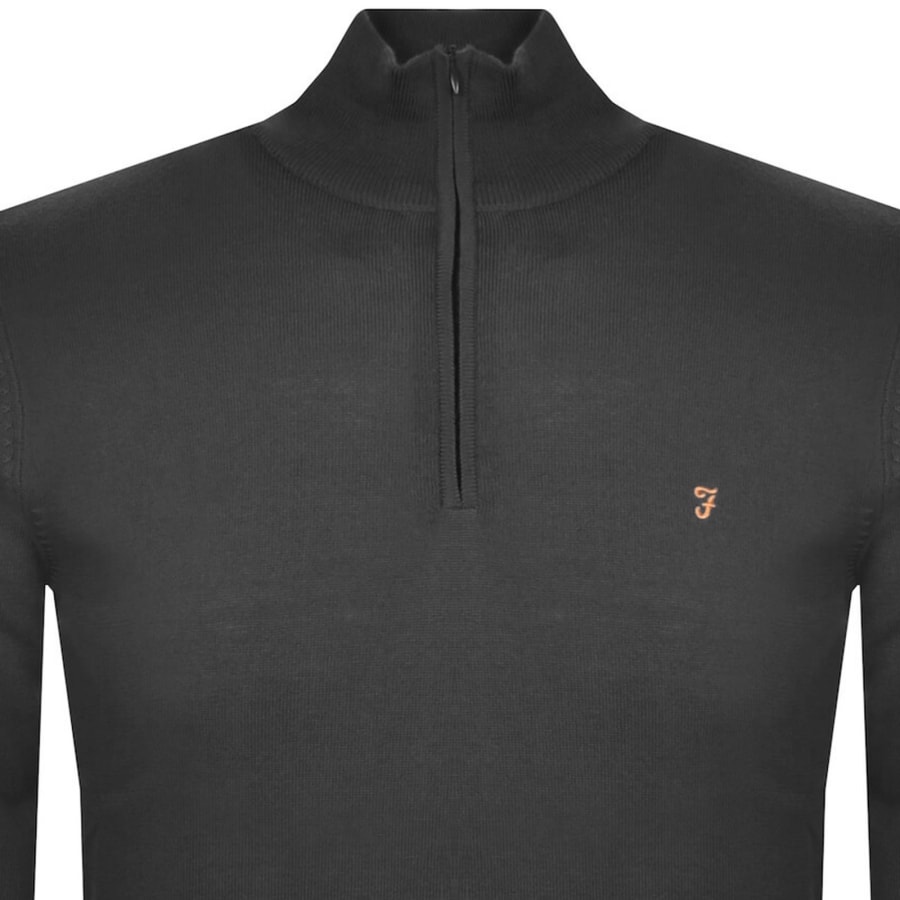 Image number 2 for Farah Redchurch Merino Wool Jumper Grey