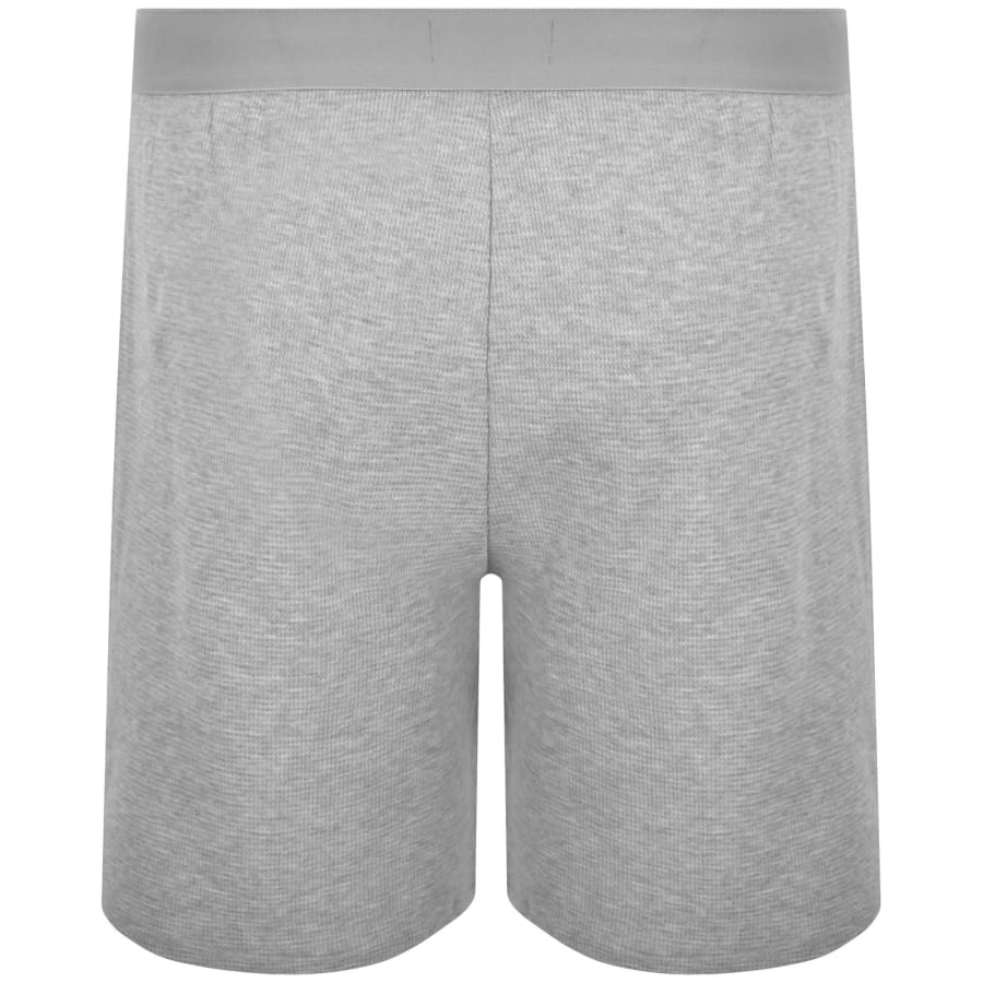 Image number 2 for Lacoste Lounge Waffle Shorts Grey