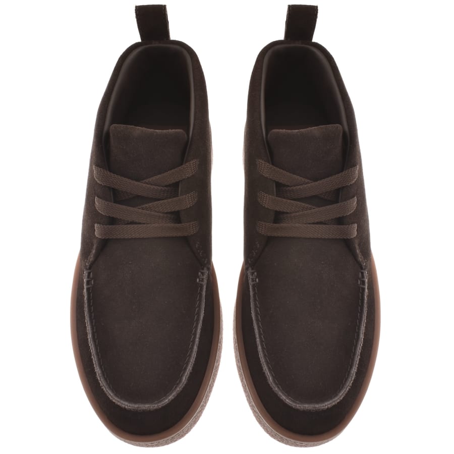 Image number 3 for Lacoste Baseshot Chukka Trainers Brown