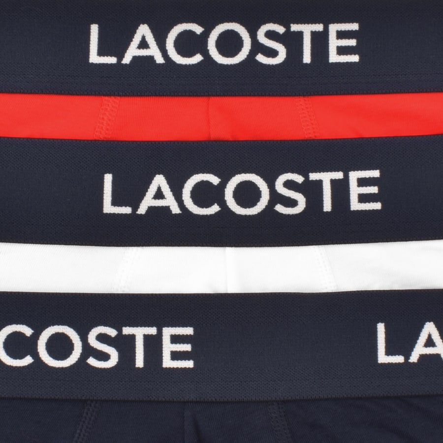 Image number 5 for Lacoste Underwear 3 Pack Trunks