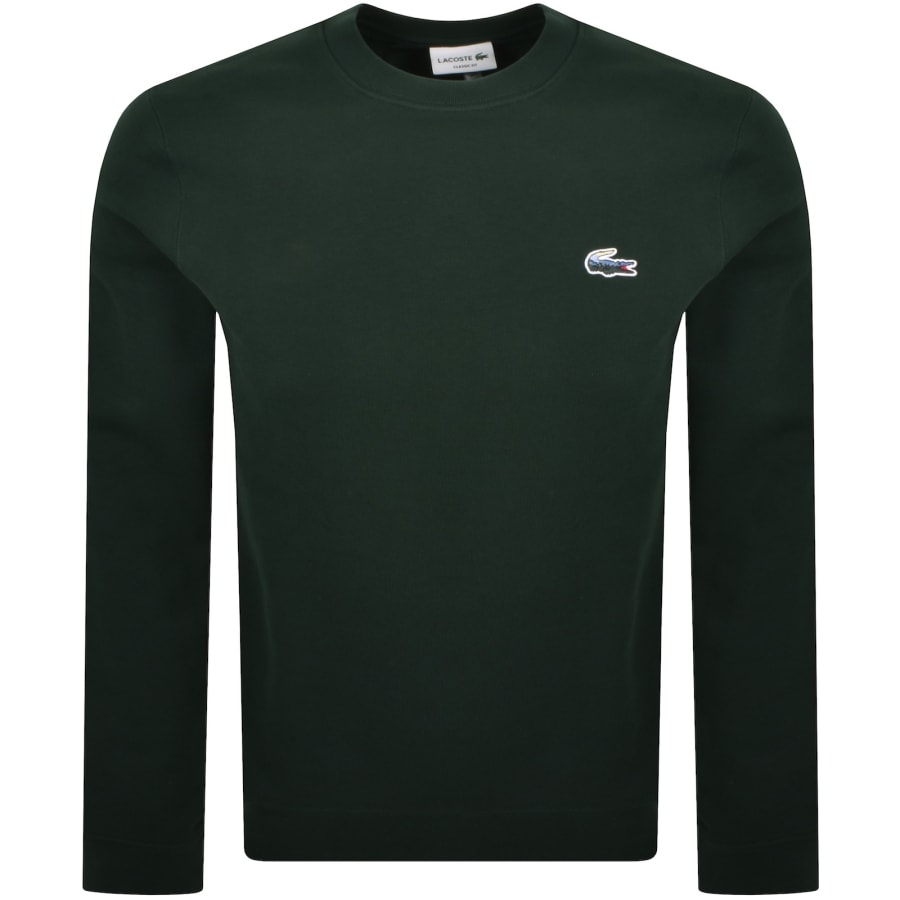 Image number 1 for Lacoste Croc Badge Sweatshirt Green