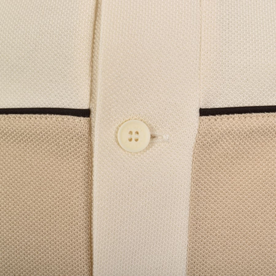 Image number 4 for Lacoste Logo Polo T Shirt Cream