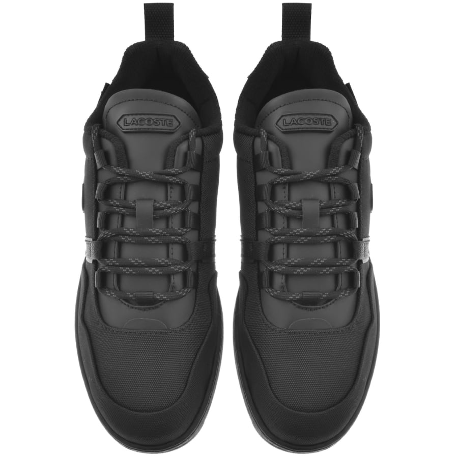 Image number 3 for Lacoste T Clip Winter Trainers Black