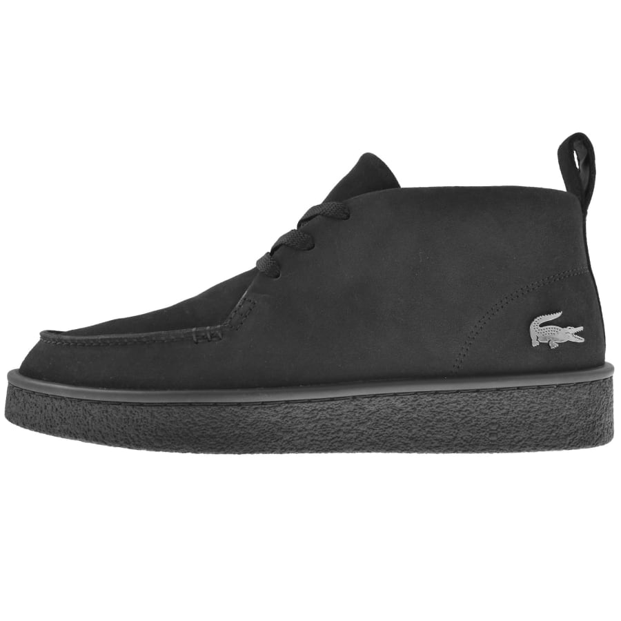 Image number 1 for Lacoste Baseshot Chukka Trainers Black