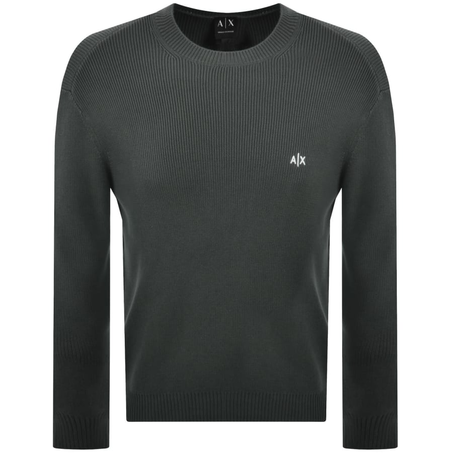Image number 1 for Armani Exchange Knit Jumper Green