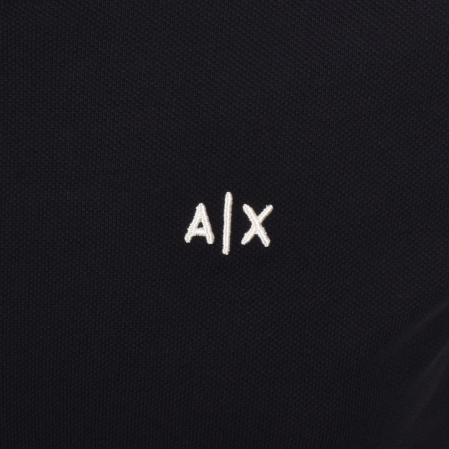 Image number 3 for Armani Exchange Polo T Shirt Deep Navy