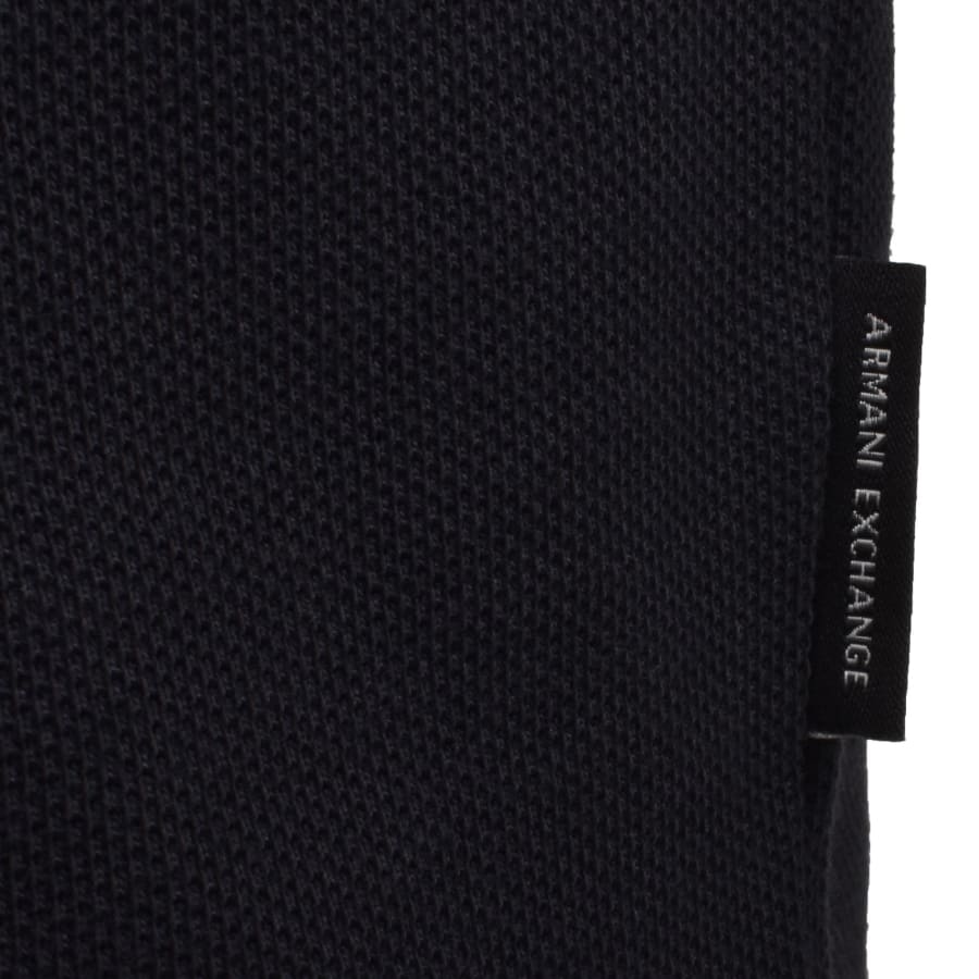 Image number 4 for Armani Exchange Polo T Shirt Deep Navy