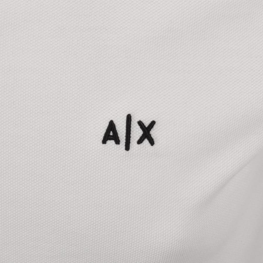 Image number 3 for Armani Exchange Polo T Shirt Off White