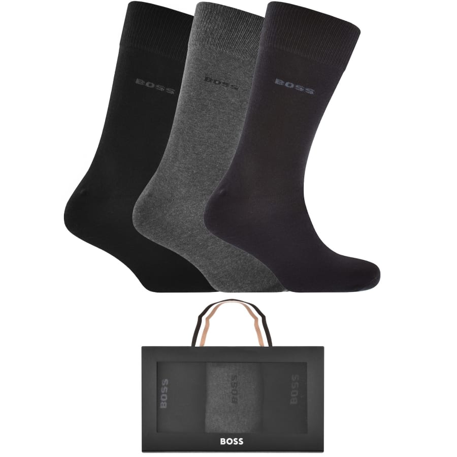 Image number 1 for BOSS 3 Pack Crew Socks