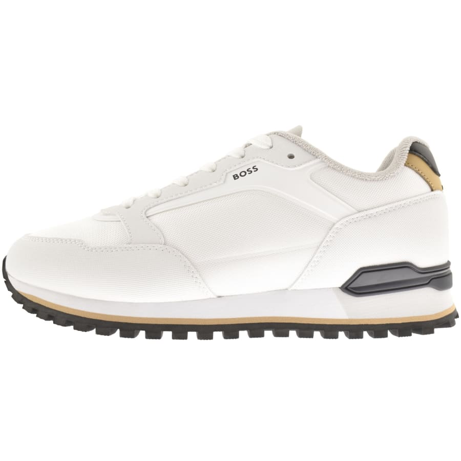Image number 1 for BOSS Parkour L Runner Trainers White