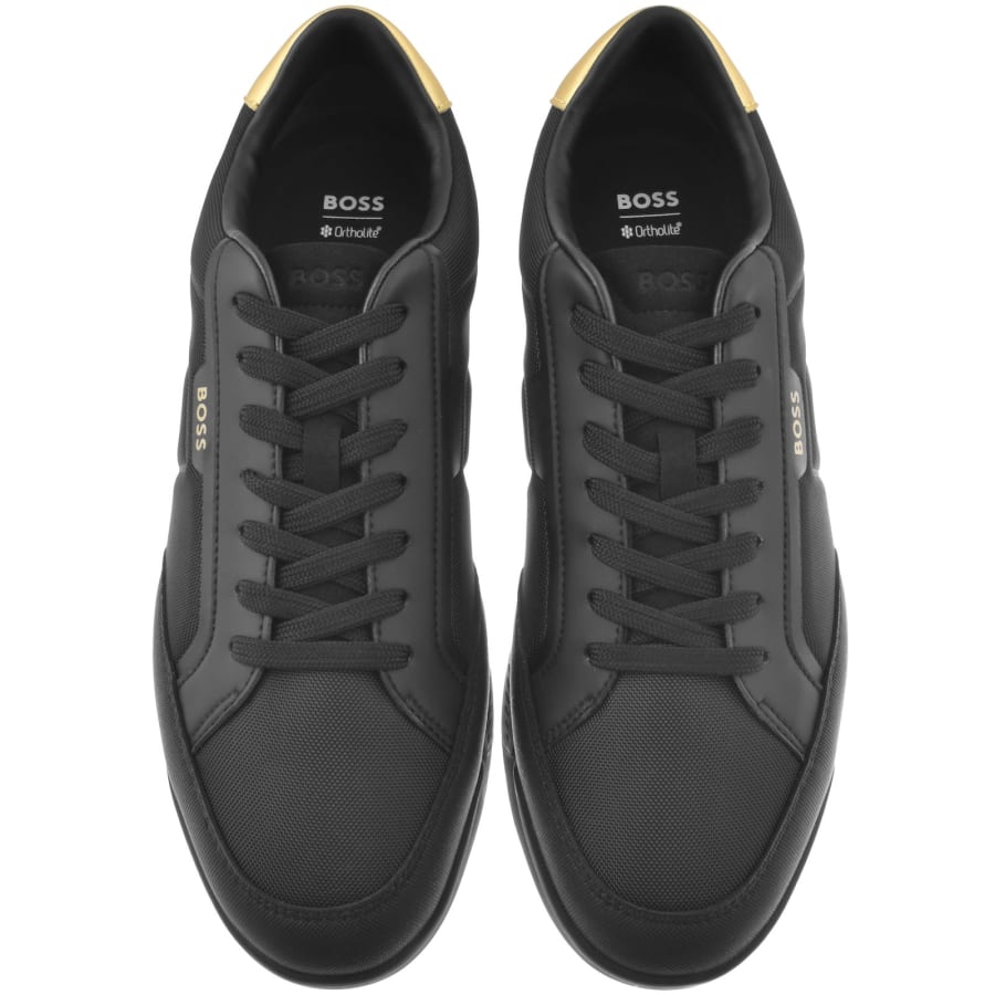Image number 3 for BOSS Nitan Trainers Black
