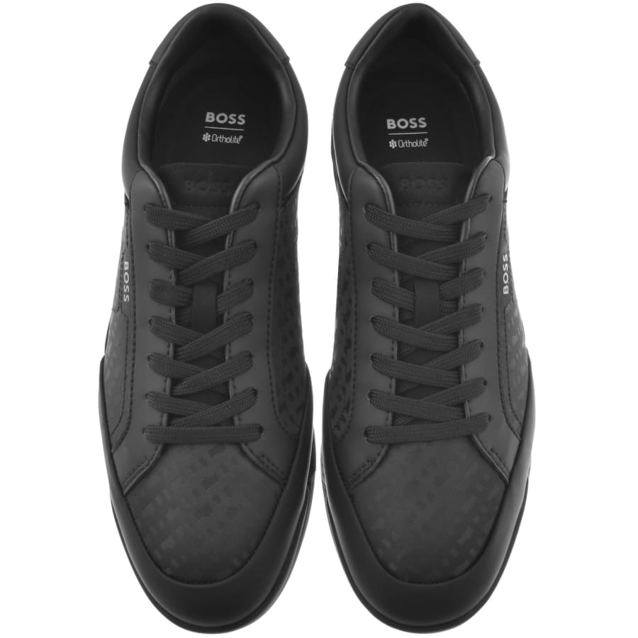 Image number 3 for BOSS Nitan Trainers Black
