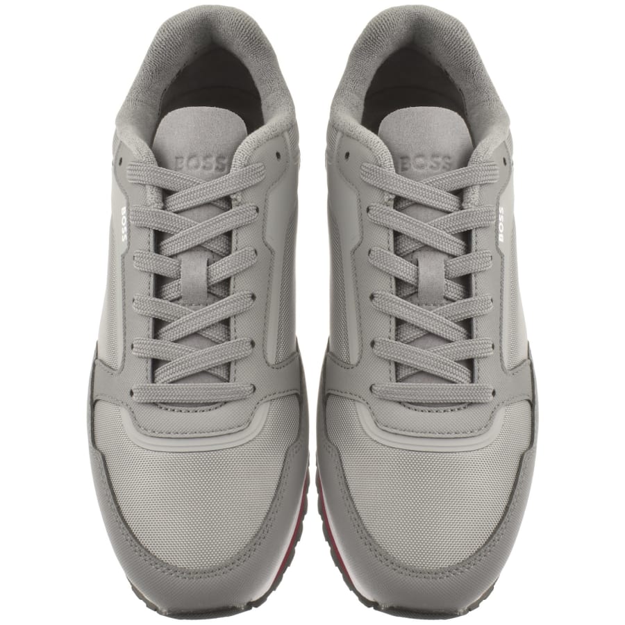 Image number 3 for BOSS Parkour L Runner Trainers Grey