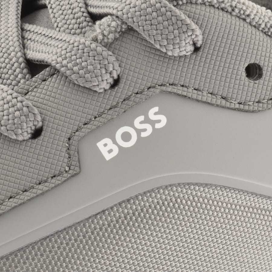 Image number 4 for BOSS Parkour L Runner Trainers Grey
