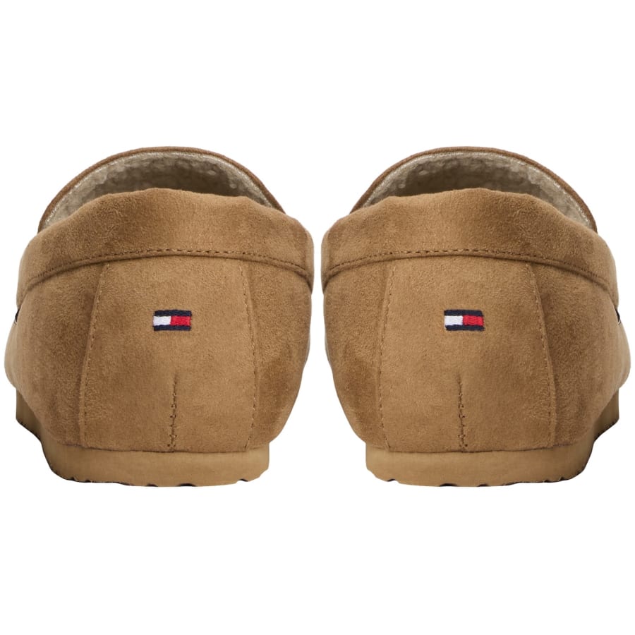 Image number 3 for Tommy Hilfiger Driver Home Slippers Brown