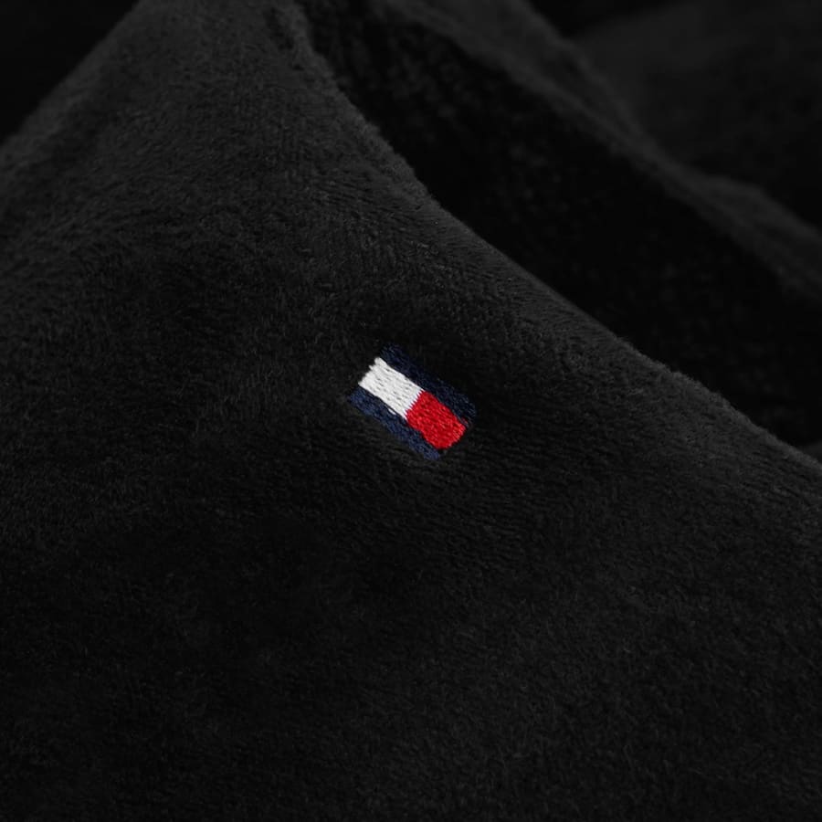 Image number 4 for Tommy Hilfiger Flag House Slippers Black