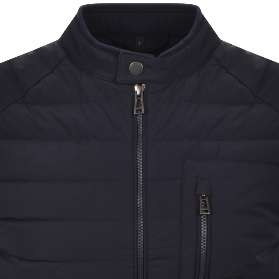 Image number 2 for Belstaff Chassis Padded Gilet Navy