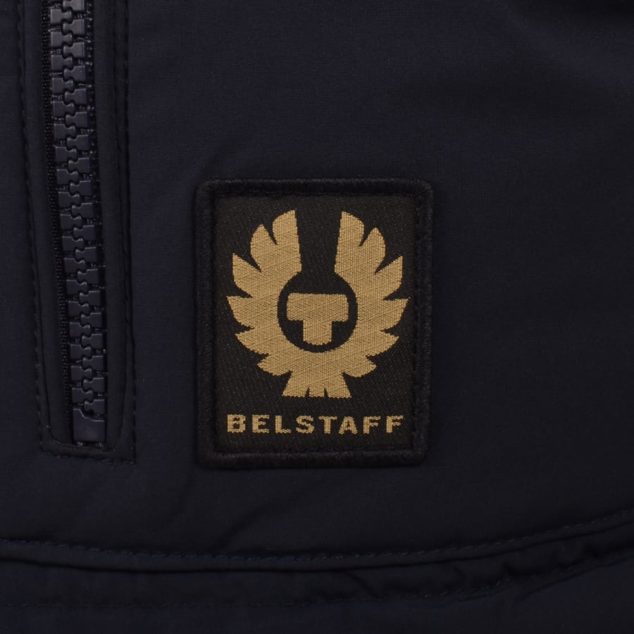 Image number 4 for Belstaff Chassis Padded Gilet Navy