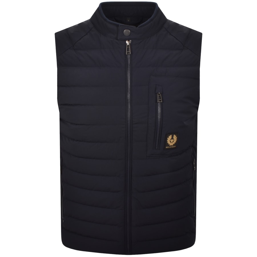 Image number 1 for Belstaff Chassis Padded Gilet Navy