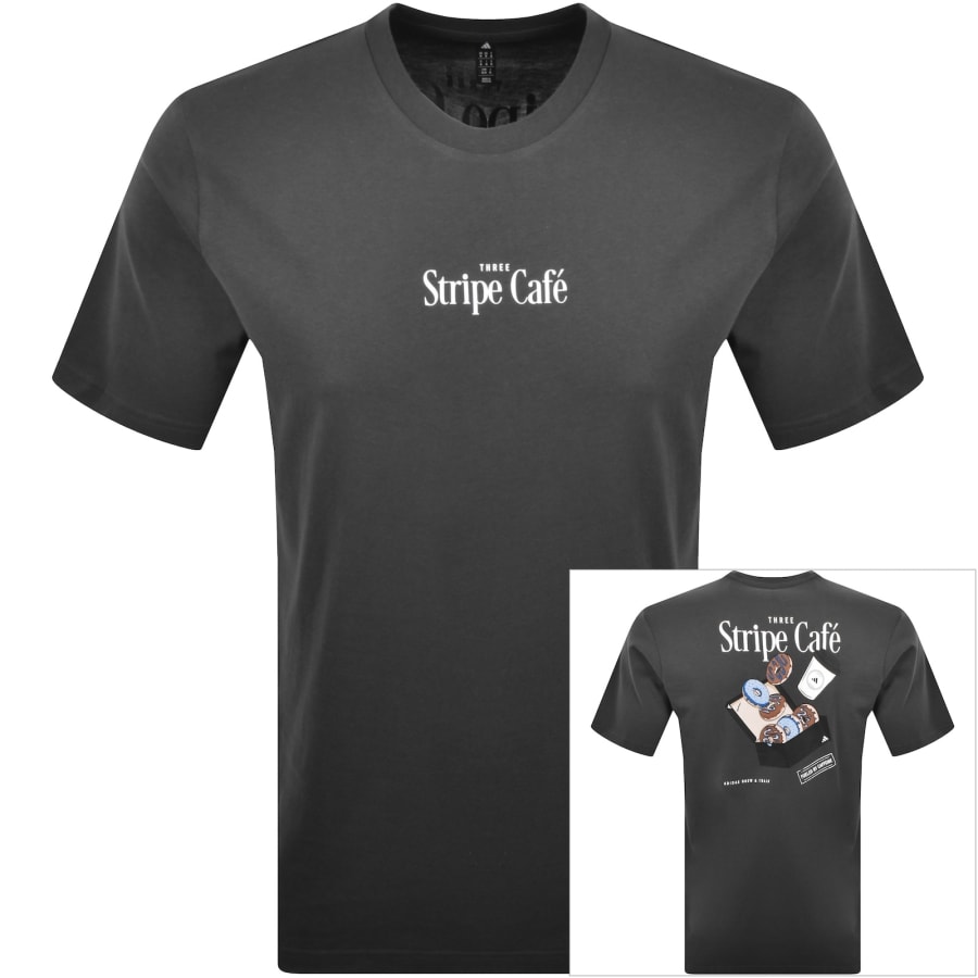 Image number 1 for adidas Sportswear Donut Box T Shirt Grey