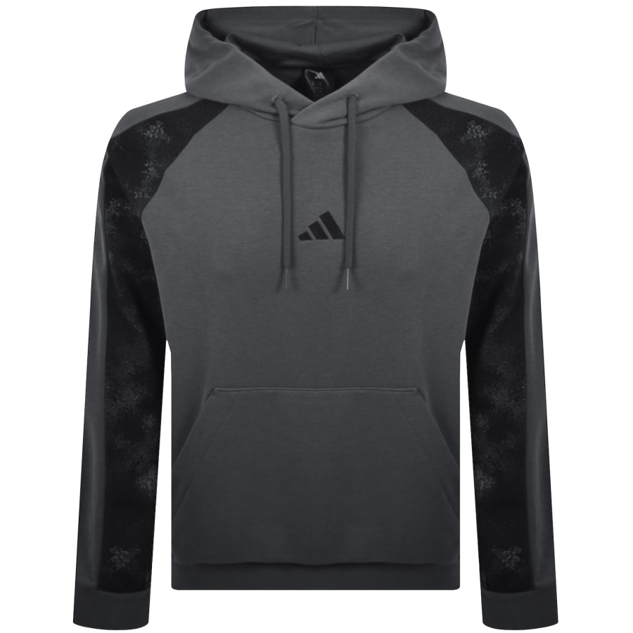 Image number 1 for adidas Sportswear Camo Print Hoodie Grey