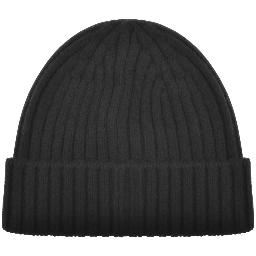 Image number 2 for Belstaff Logo Watch Beanie Black