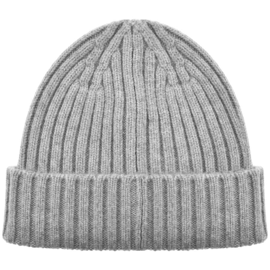 Image number 2 for Belstaff Logo Watch Beanie Grey
