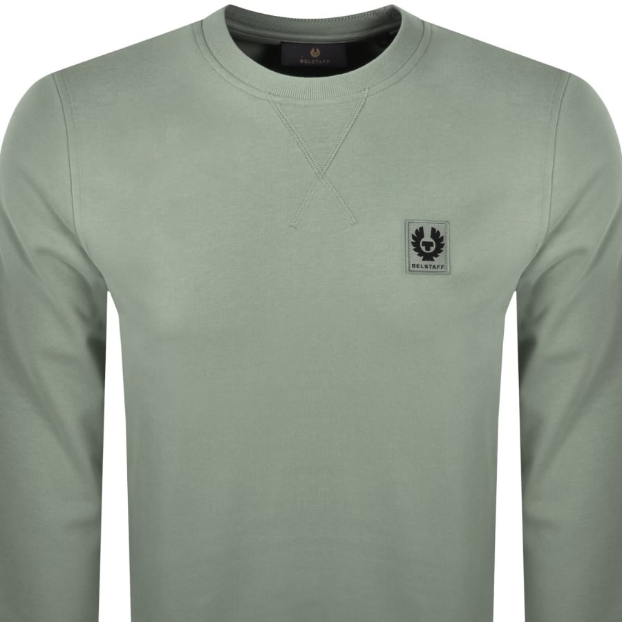 Image number 2 for Belstaff Crew Neck Sweatshirt Green