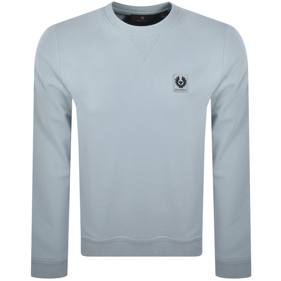 Image number 1 for Belstaff Crew Neck Sweatshirt Blue