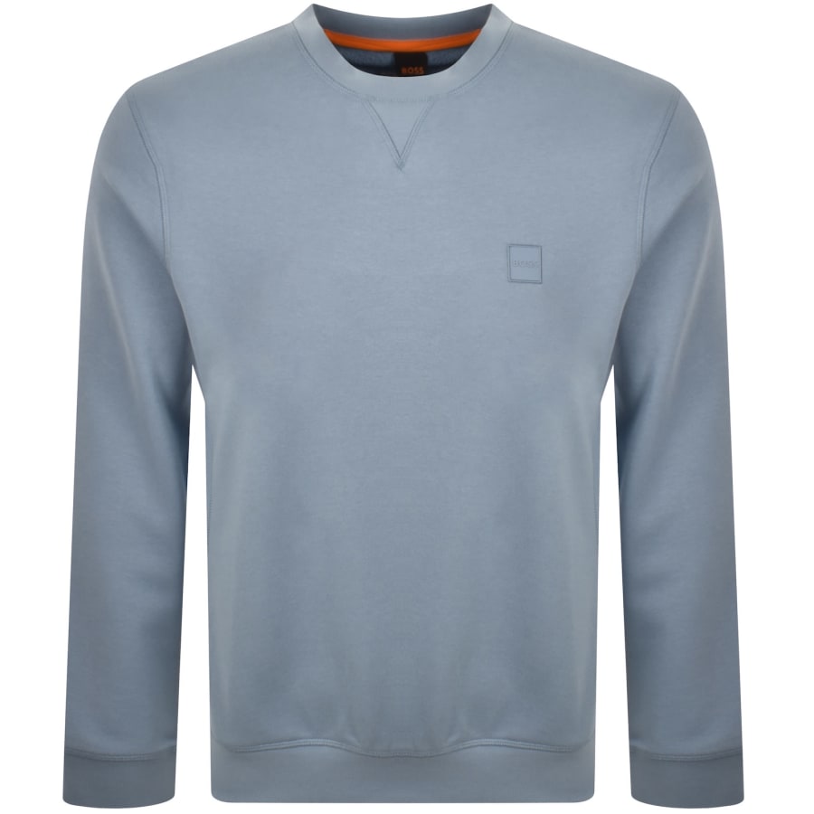 Image number 1 for BOSS Westart Sweatshirt Light Blue