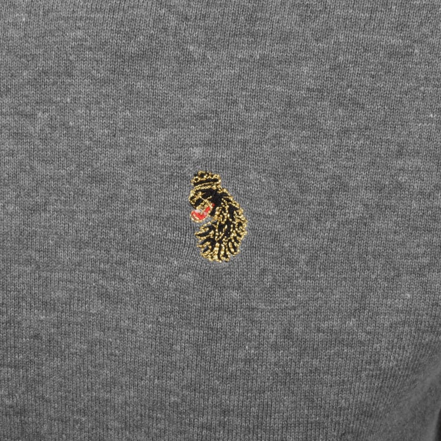 Image number 3 for Luke 1977 Gerard 3 Knit Jumper Grey