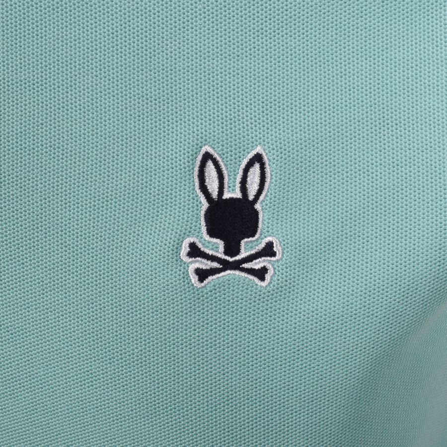 Image number 3 for Psycho Bunny Tavian Pique Polo T Shirt Blue