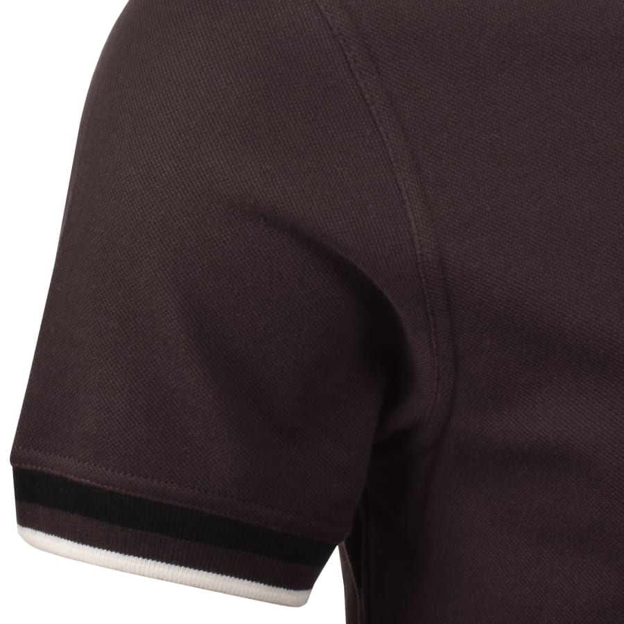 Image number 4 for Barbour International Buxton Polo T Shirt Brown