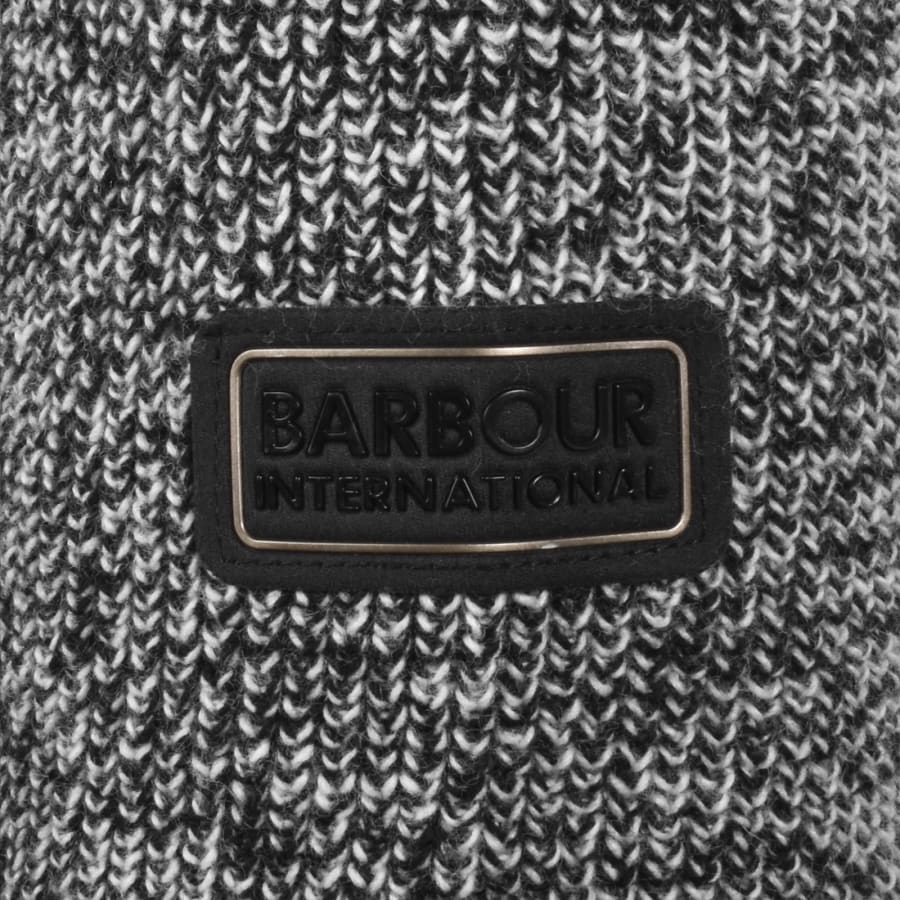Image number 4 for Barbour International Declan Knit Jumper Black