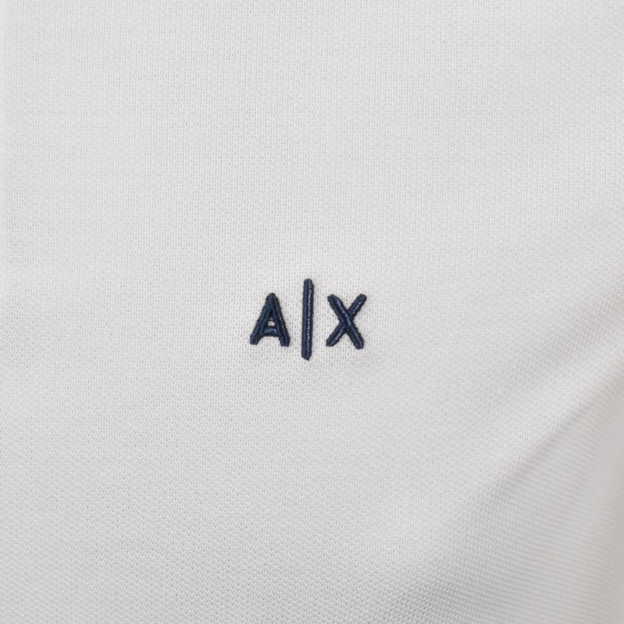Image number 3 for Armani Exchange Slim Fit Polo T Shirt White