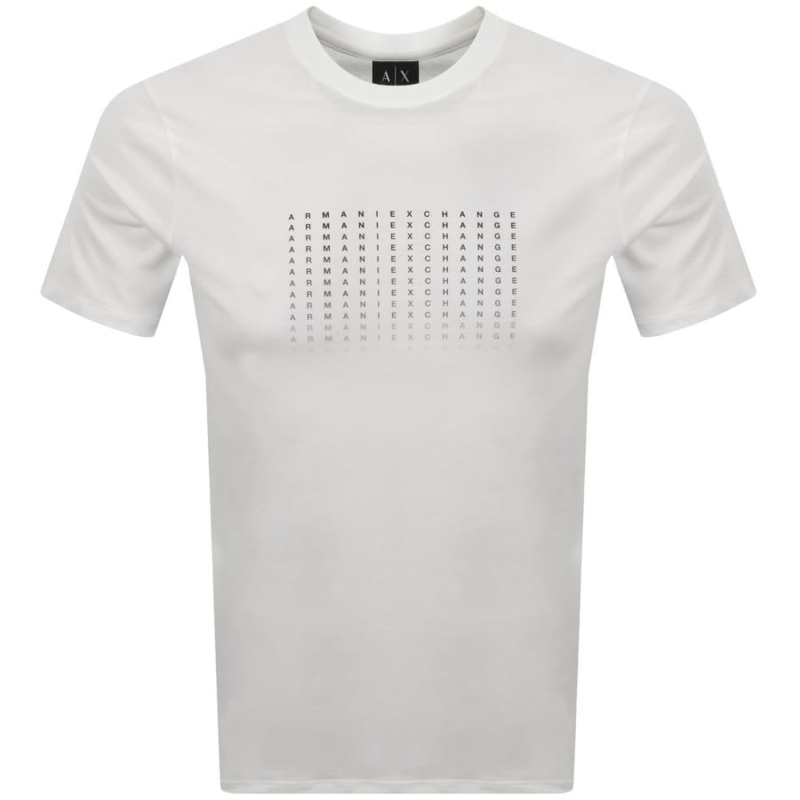 Image number 1 for Armani Exchange Logo Print T Shirt White