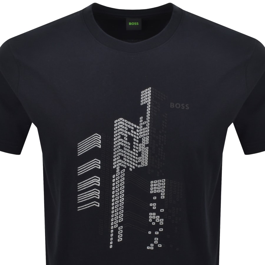 Image number 2 for BOSS Tee GRX Zone T Shirt Navy
