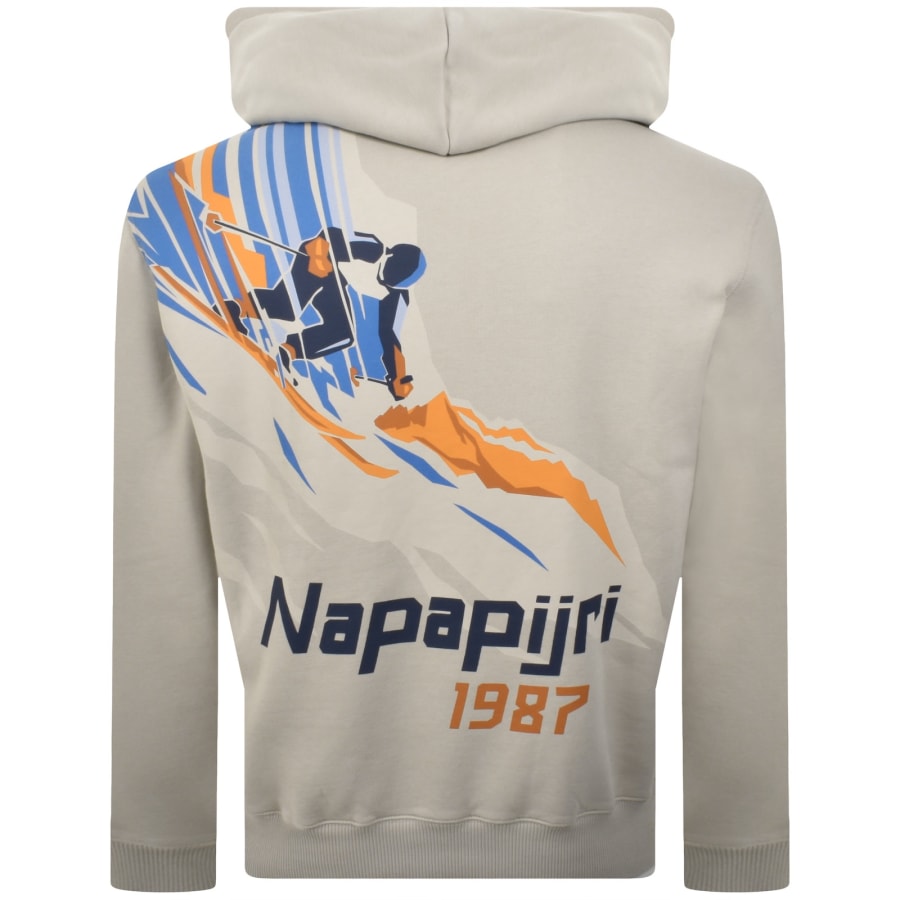 Image number 5 for Napapijri Fiemme Hoodie Will Grey