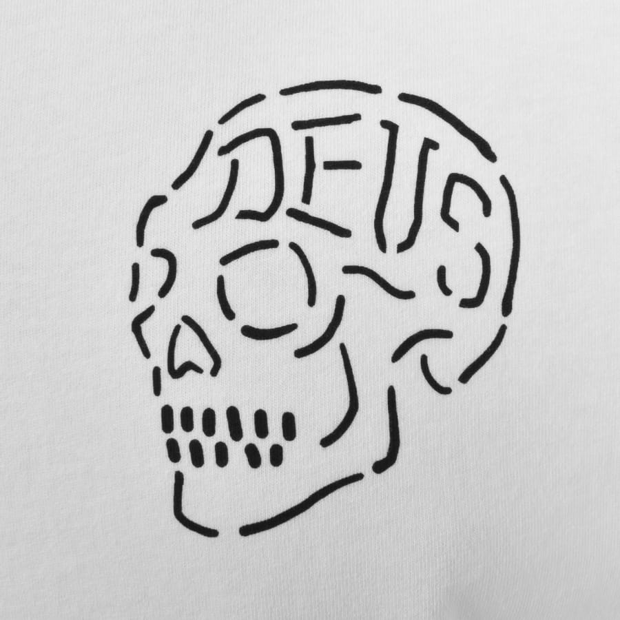 Image number 4 for Deus Ex Machina Venice Skull T Shirt White