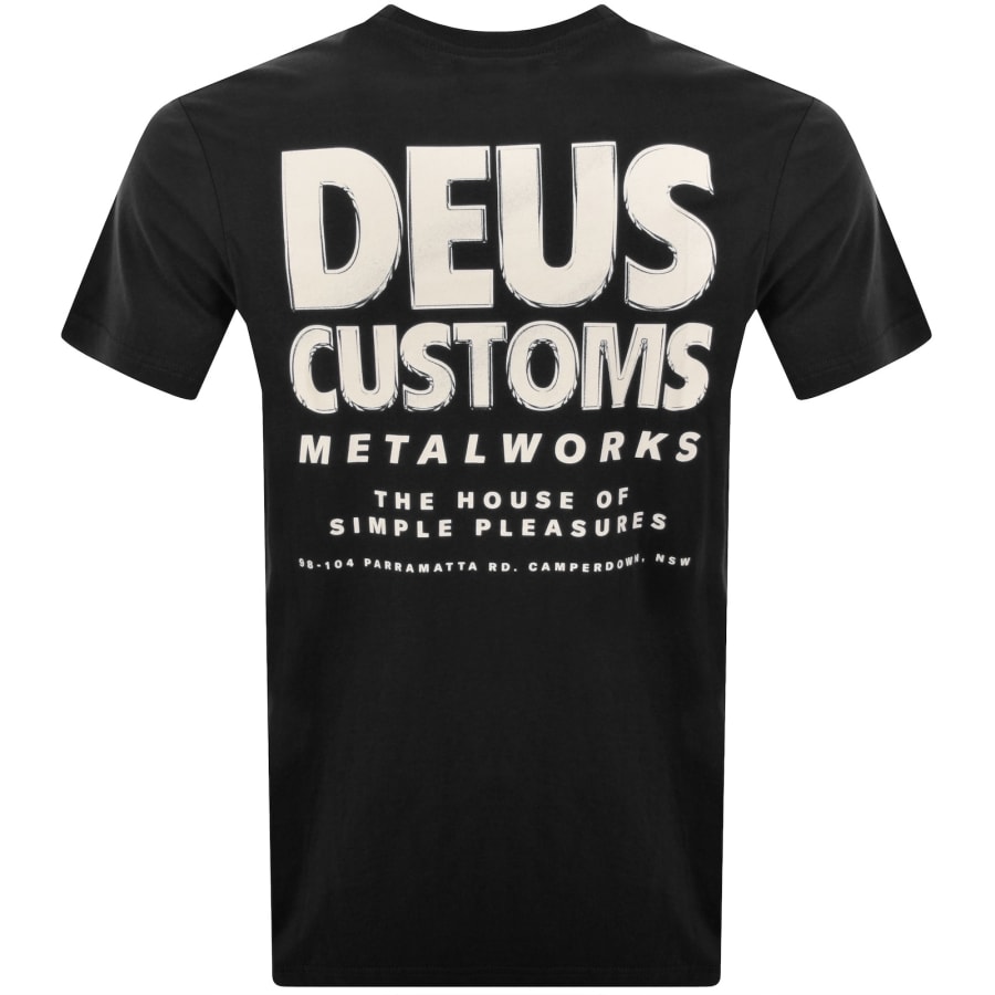 Image number 5 for Deus Ex Machina Chromium T Shirt Black