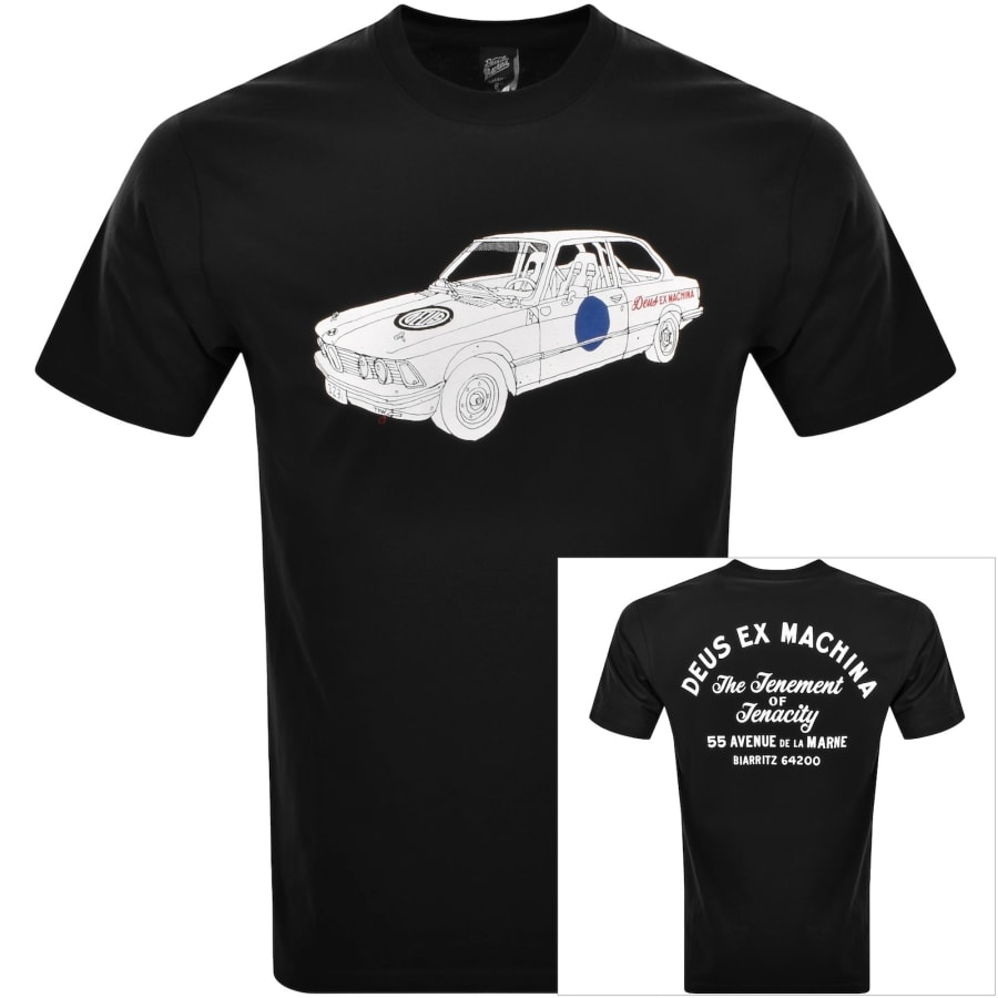 Image number 1 for Deus Ex Machina Rallyeye T Shirt Black