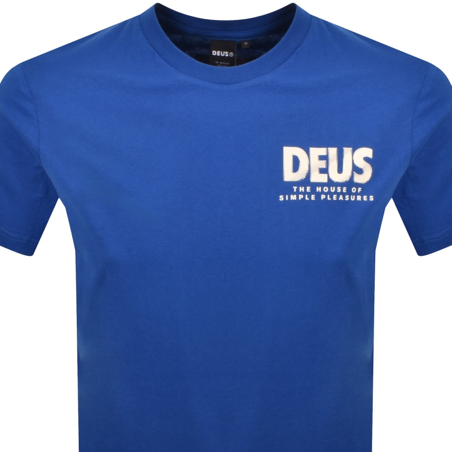 Image number 3 for Deus Ex Machina Chromium T Shirt Blue