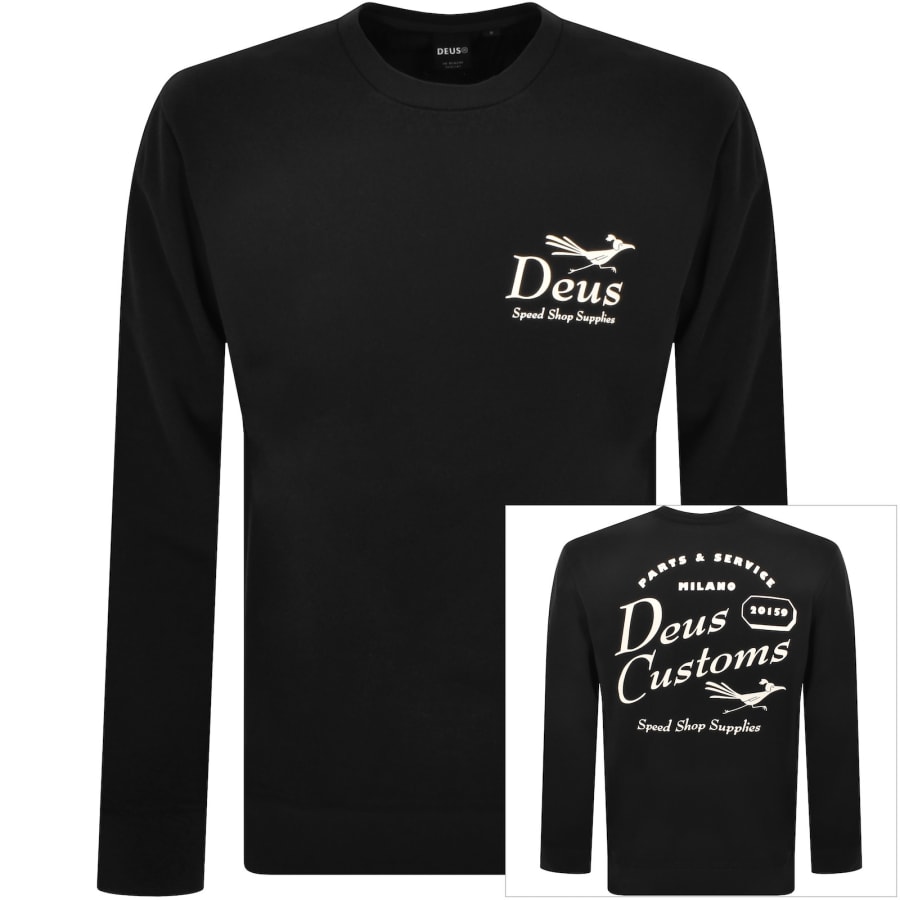 Image number 1 for Deus Ex Machina Cuckoo Sweatshirt Black