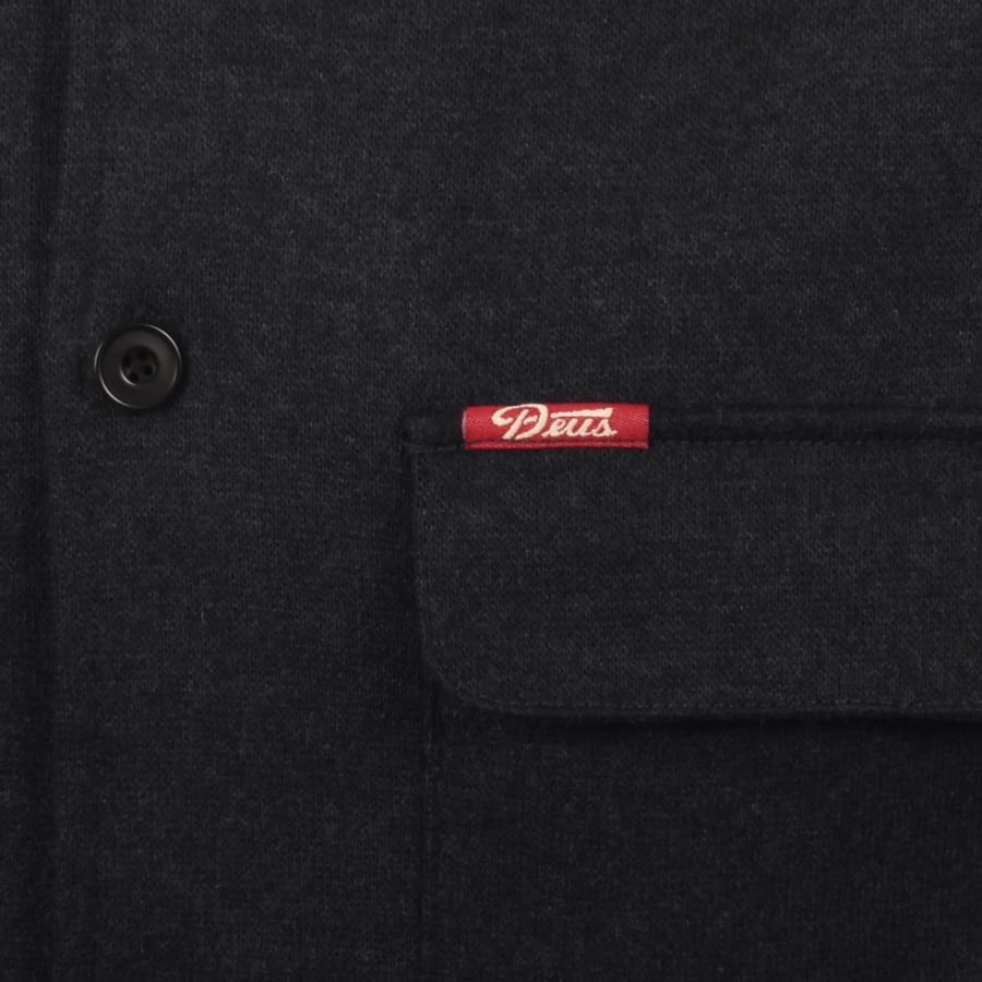 Image number 3 for Deus Ex Machina Clayton Wool Overshirt Black