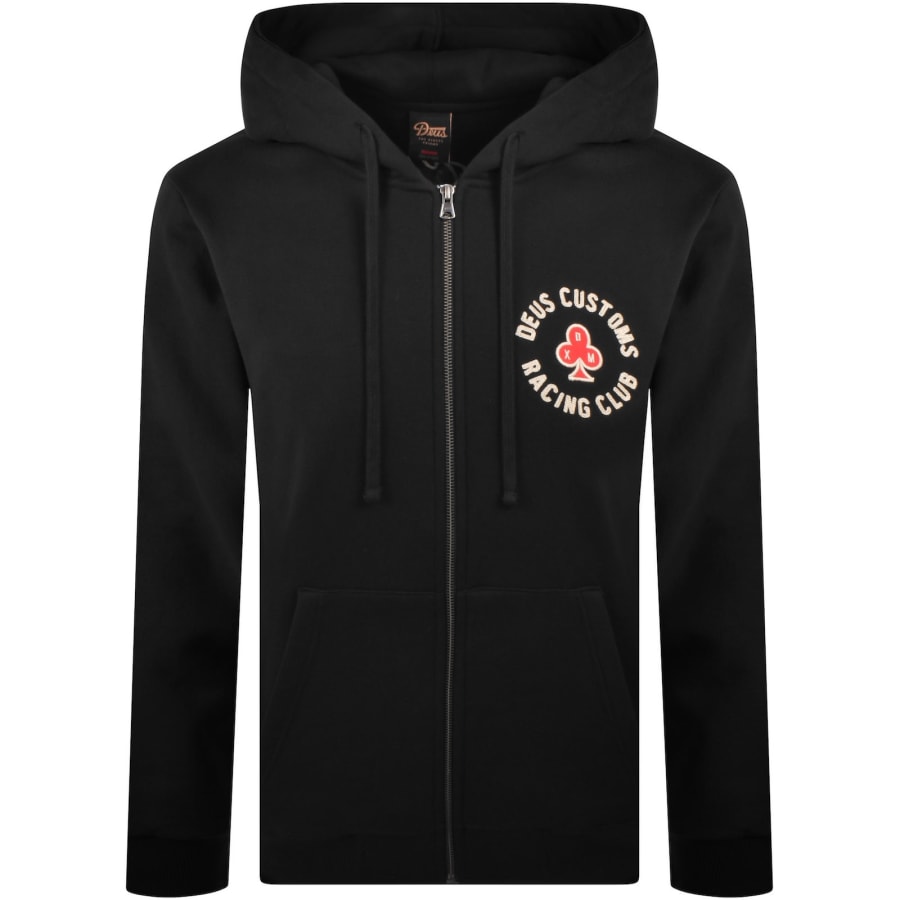 Image number 2 for Deus Ex Machina Basto Zip Hoodie Black