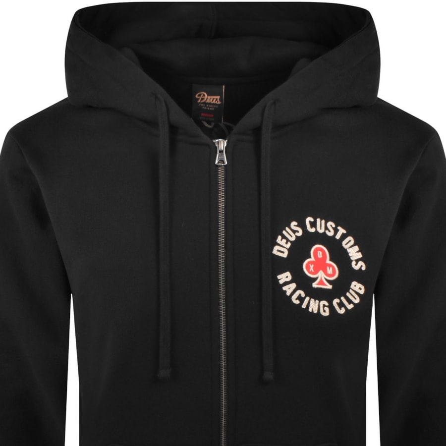 Image number 3 for Deus Ex Machina Basto Zip Hoodie Black
